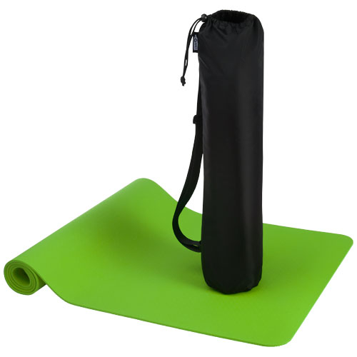 Tapis de yoga personnalisable en TPE recyclé Virabha Vert 